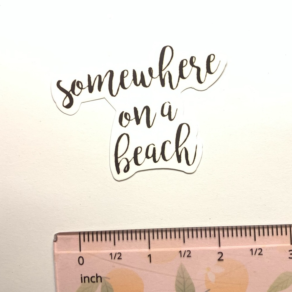 Beach Vinyl Sticker - Picture 2 of 2